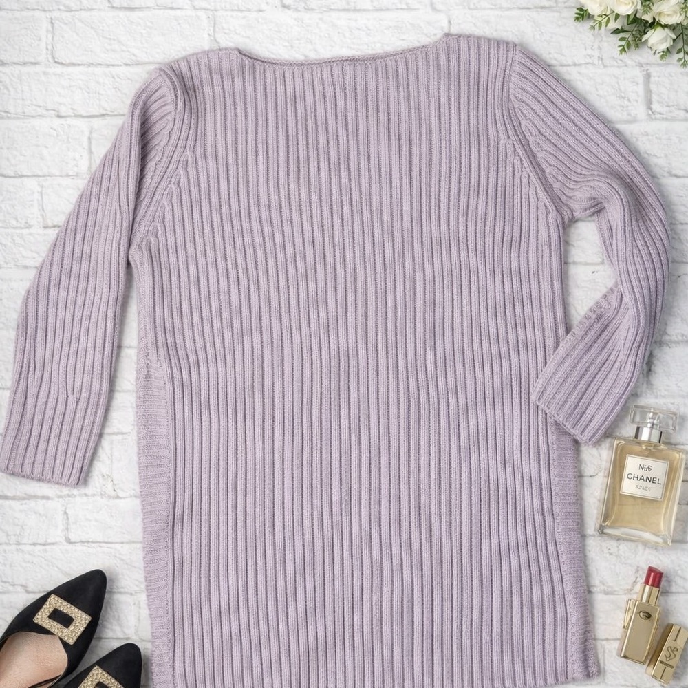 Lilac Purple Olsen Collection Sweater 💸 Womens 8 Medium - Picture 2 of 12